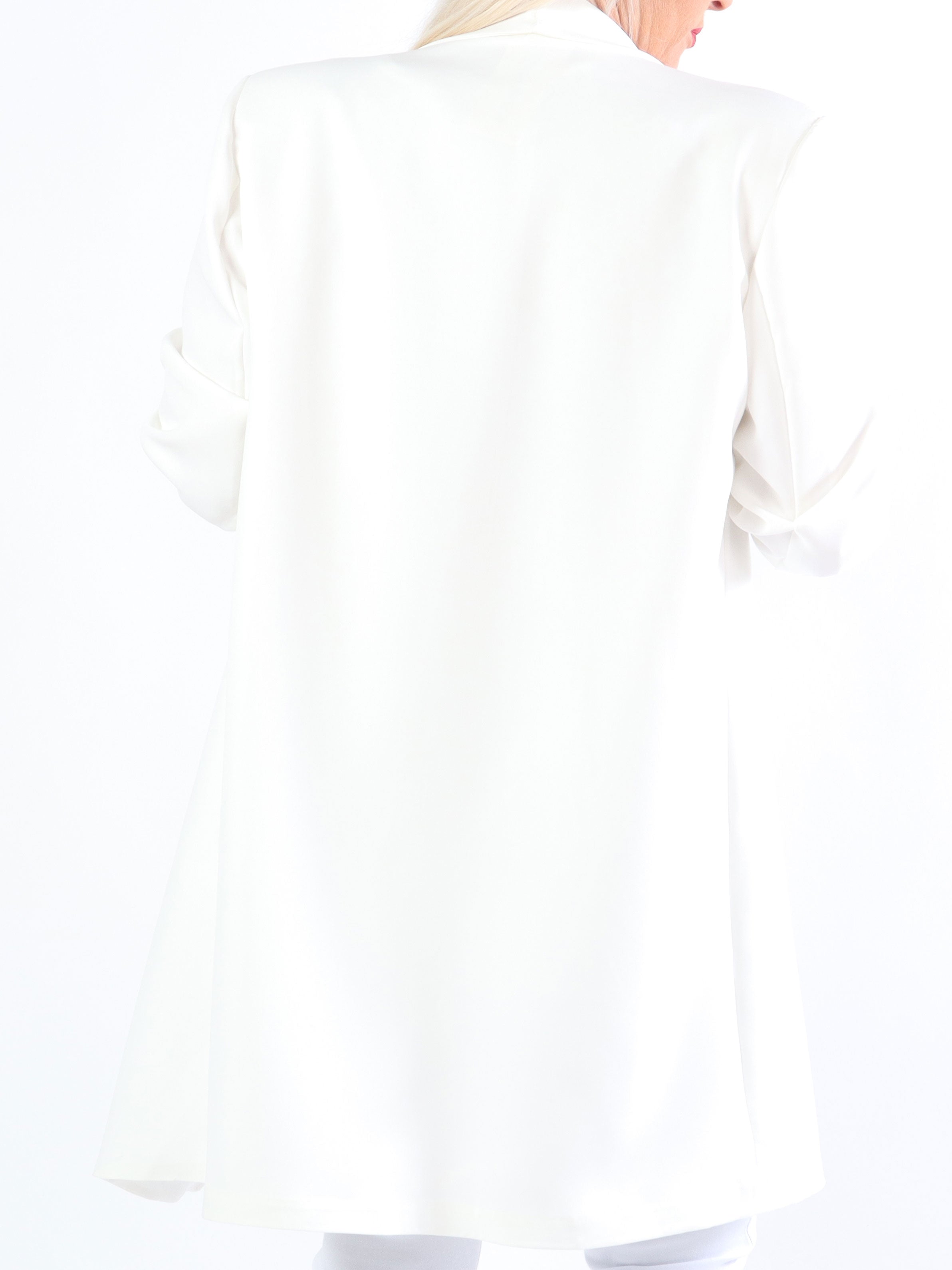 Mila Long - Snygg blazer med veck på ärmen